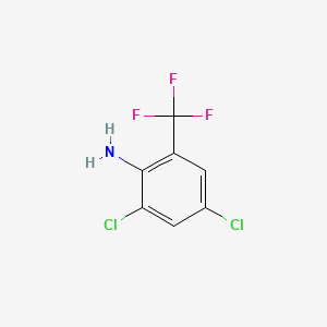 molecular formula C7H4Cl2F3N B1332018 2,4-二氯-6-(三氟甲基)苯胺 CAS No. 62593-17-3
