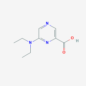 molecular formula C9H13N3O2 B1332026 6-(Diethylamino)pyrazine-2-carboxylic acid CAS No. 40262-58-6