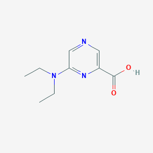 molecular formula C9H13N3O2 B1332026 6-(二乙氨基)-2-吡嗪羧酸 CAS No. 40262-58-6