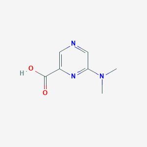 molecular formula C7H9N3O2 B1332027 6-(Dimethylamino)pyrazine-2-carboxylic acid CAS No. 40262-53-1
