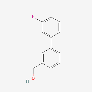 molecular formula C13H11FO B1332051 [3-(3-氟苯基)苯基]甲醇 CAS No. 773872-35-8