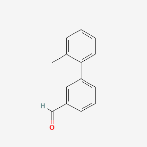 molecular formula C14H12O B1332052 3-(2-Methylphenyl)benzaldehyde CAS No. 371764-26-0