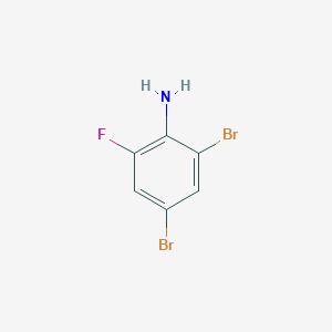 molecular formula C6H4Br2FN B133207 2,4-Dibromo-6-fluoroaniline CAS No. 141474-37-5