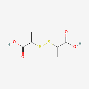 molecular formula C6H10O4S2 B1332081 2,2'-Dithiodipropionic Acid CAS No. 4775-93-3