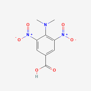 molecular formula C9H9N3O6 B1332084 4-二甲胺基-3,5-二硝基苯甲酸 CAS No. 82366-55-0