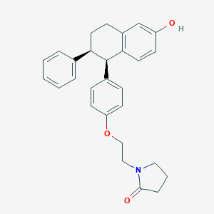 molecular formula C28H29NO3 B133209 Lasofoxifene 2-Oxide CAS No. 366017-88-1