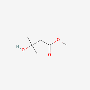 molecular formula C6H12O3 B1332090 Methyl 3-hydroxy-3-methylbutanoate CAS No. 6149-45-7