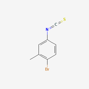 molecular formula C8H6BrNS B1332093 4-Bromo-3-methylphenyl isothiocyanate CAS No. 71672-88-3