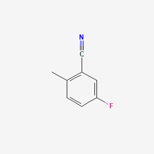 molecular formula C8H6FN B1332097 5-氟-2-甲基苯甲腈 CAS No. 77532-79-7