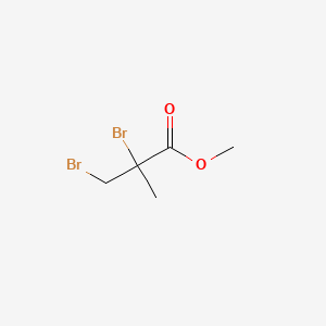 molecular formula C5H8Br2O2 B1332124 Methyl 2,3-dibromo-2-methylpropanoate CAS No. 3673-79-8
