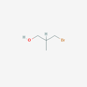 molecular formula C4H9BrO B1332129 3-Bromo-2-methylpropan-1-ol CAS No. 40145-08-2
