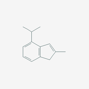 molecular formula C13H16 B133213 4-Isopropyl-2-methyl-1H-indene CAS No. 152686-00-5