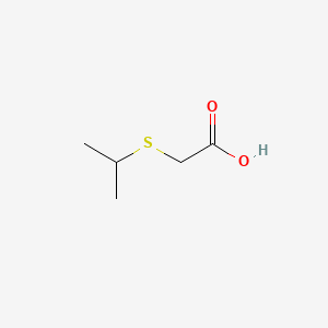 molecular formula C5H10O2S B1332134 (Isopropylthio)acetic acid CAS No. 22818-59-3