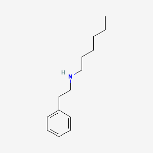 molecular formula C14H23N B1332146 Hexyl(2-phenylethyl)amine CAS No. 24997-83-9