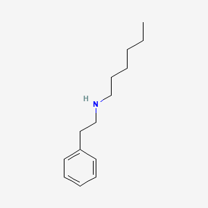 Phenethylamine, N-hexyl-