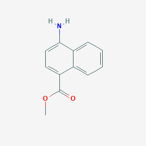 molecular formula C12H11NO2 B133216 Methyl 4-amino-1-naphthoate CAS No. 157252-24-9
