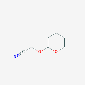 molecular formula C7H11NO2 B1332163 (Tetrahydro-pyran-2-yloxy)-acetonitrile CAS No. 17521-49-2