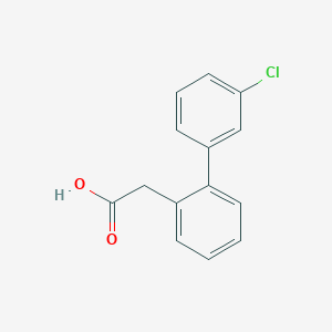2-[2-(3-chlorophenyl)phenyl]acetic Acid