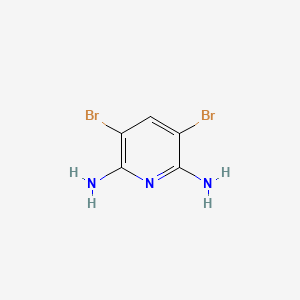 molecular formula C5H5Br2N3 B1332214 3,5-Dibromopyridine-2,6-diamine CAS No. 76942-20-6