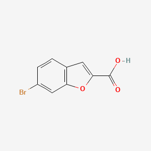 molecular formula C9H5BrO3 B1332246 6-Bromobenzofuran-2-carboxylic acid CAS No. 439107-94-5