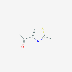 molecular formula C6H7NOS B1332251 1-(2-Methylthiazol-4-yl)ethanone CAS No. 23002-78-0