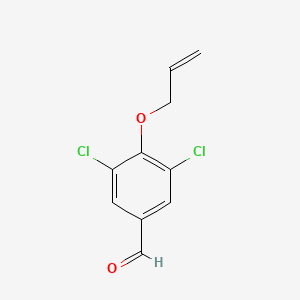 molecular formula C10H8Cl2O2 B1332287 4-(Allyloxy)-3,5-dichlorobenzaldehyde CAS No. 27164-07-4