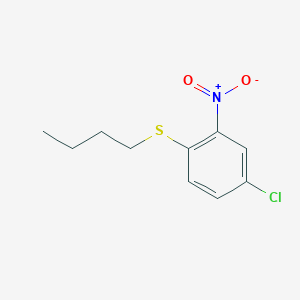 molecular formula C10H12ClNO2S B1332290 1-(丁基硫)-4-氯-2-硝基苯 CAS No. 59083-52-2