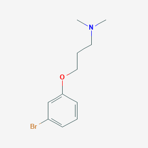 molecular formula C11H16BrNO B1332293 3-(3-bromophenoxy)-N,N-dimethylpropylamine CAS No. 912569-57-4