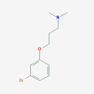 molecular formula C11H16BrNO B1332293 3-(3-bromophenoxy)-N,N-dimethylpropan-1-amine CAS No. 912569-57-4