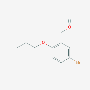 molecular formula C10H13BrO2 B1332295 (5-Bromo-2-propoxyphenyl)methanol CAS No. 693823-10-8