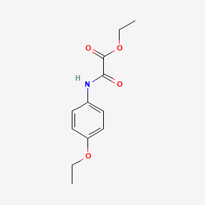 molecular formula C12H15NO4 B1332300 Ethyl [(4-ethoxyphenyl)amino](oxo)acetate CAS No. 13789-91-8