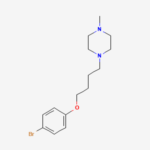molecular formula C15H23BrN2O B1332314 1-(4-(4-Bromophenoxy)butyl)-4-methylpiperazine 