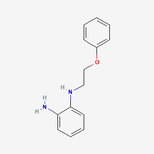 molecular formula C14H16N2O B1332318 (2-Aminophenyl)(2-phenoxyethyl)amine CAS No. 346662-82-6