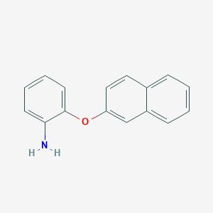 molecular formula C16H13NO B1332321 2-(2-Naphthyloxy)aniline CAS No. 32219-15-1