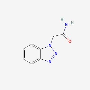 molecular formula C8H8N4O B1332326 2-Benzotriazol-1-YL-acetamide CAS No. 69218-56-0