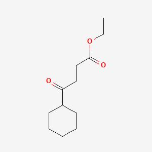 molecular formula C12H20O3 B1332344 Ethyl 4-cyclohexyl-4-oxobutanoate CAS No. 54966-52-8
