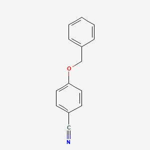 molecular formula C14H11NO B1332359 4-苄氧基苯甲腈 CAS No. 52805-36-4