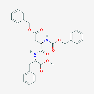 molecular formula C29H30N2O7 B133237 N-Benzyloxycarbonyl-O-benzoyl Aspartame CAS No. 5262-07-7