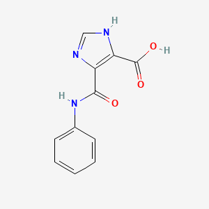 5-Phenylcarbamoyl-3H-imidazole-4-carboxylic acid