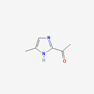molecular formula C6H8N2O B1332380 1-(4-甲基-1H-咪唑-2-基)乙酮 CAS No. 2524-90-5