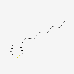molecular formula C11H18S B1332389 3-Heptylthiophene CAS No. 65016-61-7