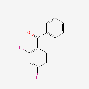 molecular formula C13H8F2O B1332400 2,4-二氟二苯甲酮 CAS No. 85068-35-5
