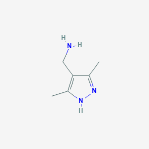 molecular formula C6H11N3 B1332403 (3,5-Dimethyl-1H-pyrazol-4-yl)methanamine CAS No. 518064-16-9