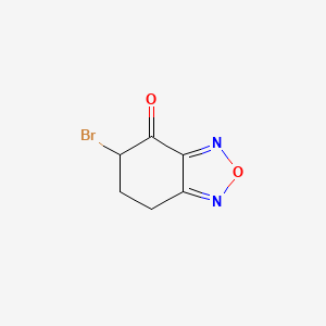 molecular formula C6H5BrN2O2 B1332404 5-Bromo-4,5,6,7-tetrahydro-2,1,3-benzoxadiazol-4-one CAS No. 300574-36-1