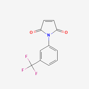 molecular formula C11H6F3NO2 B1332411 1-(3-(Trifluoromethyl)phenyl)-1h-pyrrole-2,5-dione CAS No. 53629-19-9
