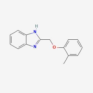 molecular formula C15H14N2O B1332415 2-[(2-methylphenoxy)methyl]-1H-benzimidazole CAS No. 3156-23-8