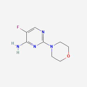 5-Fluoro-2-(4-morpholinyl)-4-pyrimidinamine