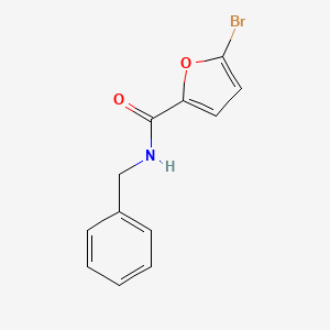 molecular formula C12H10BrNO2 B1332478 N-benzyl-5-bromofuran-2-carboxamide CAS No. 117845-23-5