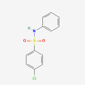 molecular formula C12H10ClNO2S B1332494 4-chloro-N-phenylbenzenesulfonamide CAS No. 7454-47-9