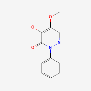 molecular formula C12H12N2O3 B1332498 Dimidazon CAS No. 3295-78-1